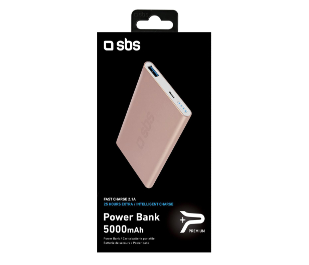 SBS POWERBANK SBS 5.000 mAh dla iPhone FC Rose Gold # - 1457876 - zdjęcie 2